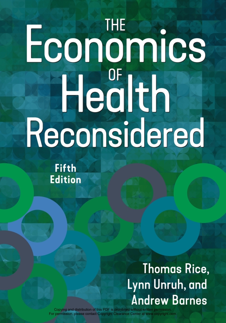 The Economics of Health Reconsidered 5th Edition